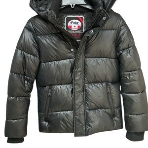 Pajar Black Quilted Puffer Jacket with Hood